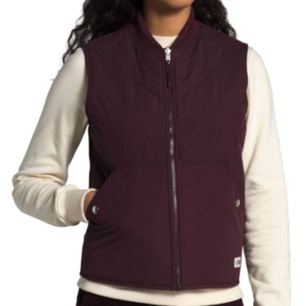 THE NORTH FACE | Quilted Cuchillo Reversible Insulated Vest Root Brown | Size 2X